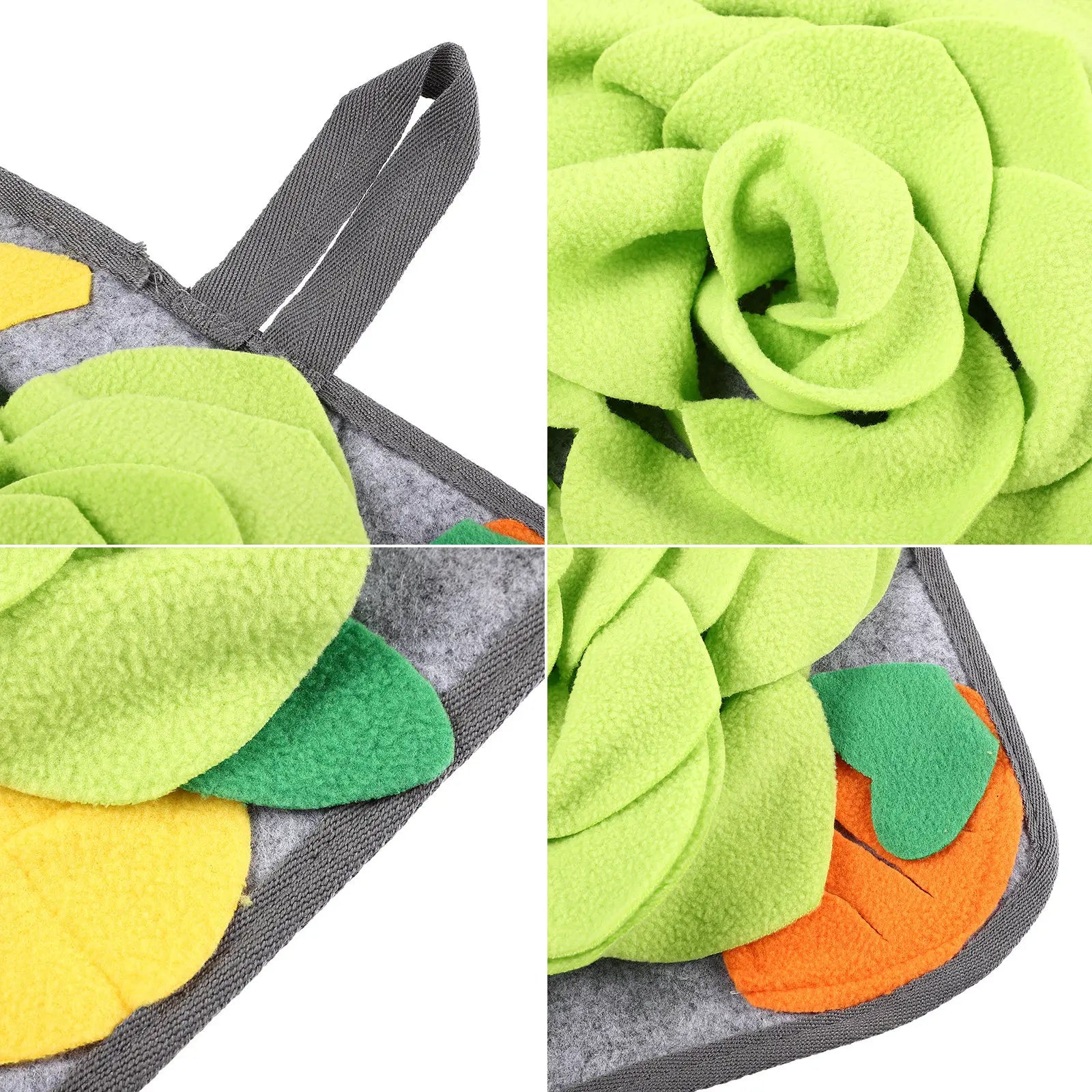 1pcs Rabbit Snuffle Mat Bright Color Chew Resistant Foraging Mat Food