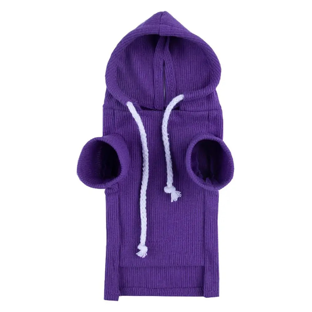 Ferret Hoodie Pet Pullover Fleece Clothes Jumper Vest Coat Jacket Apparel Warmer Tops Pet Supplies For Hamster/Lizard/Squirrel
