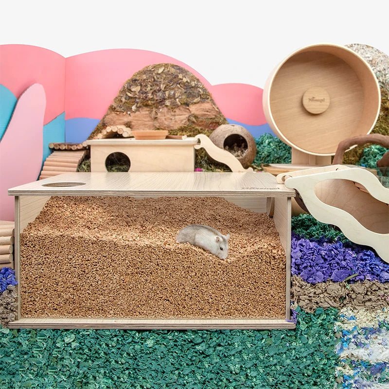 Natural hamster walnut sand cushion material Hamster Desert Sand Fine Sand Bath for Hamster Bedding Cleaning Supplies Hides Dig