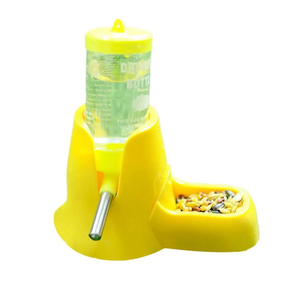 Leak-Proof Water Bottle with Food Bowl
