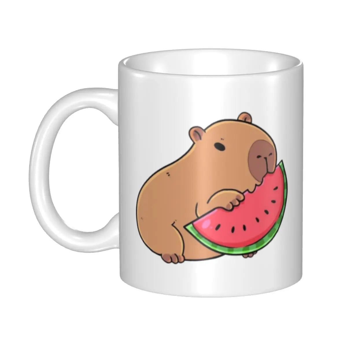 Custom DIY Capybara Giant Cavy Rodent Gamer Gaming Ceramic Mugs Customized Coffee Cup Creative Present