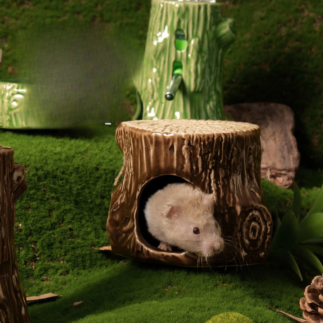 Hamster Nest Ceramic Nest Escape Cold Nest Golden Bear Large Cooling Igloo