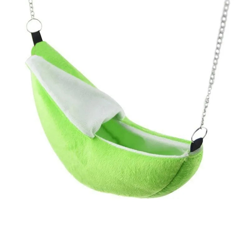 Soft hammock bed for hamsters and rats from Burrowly.