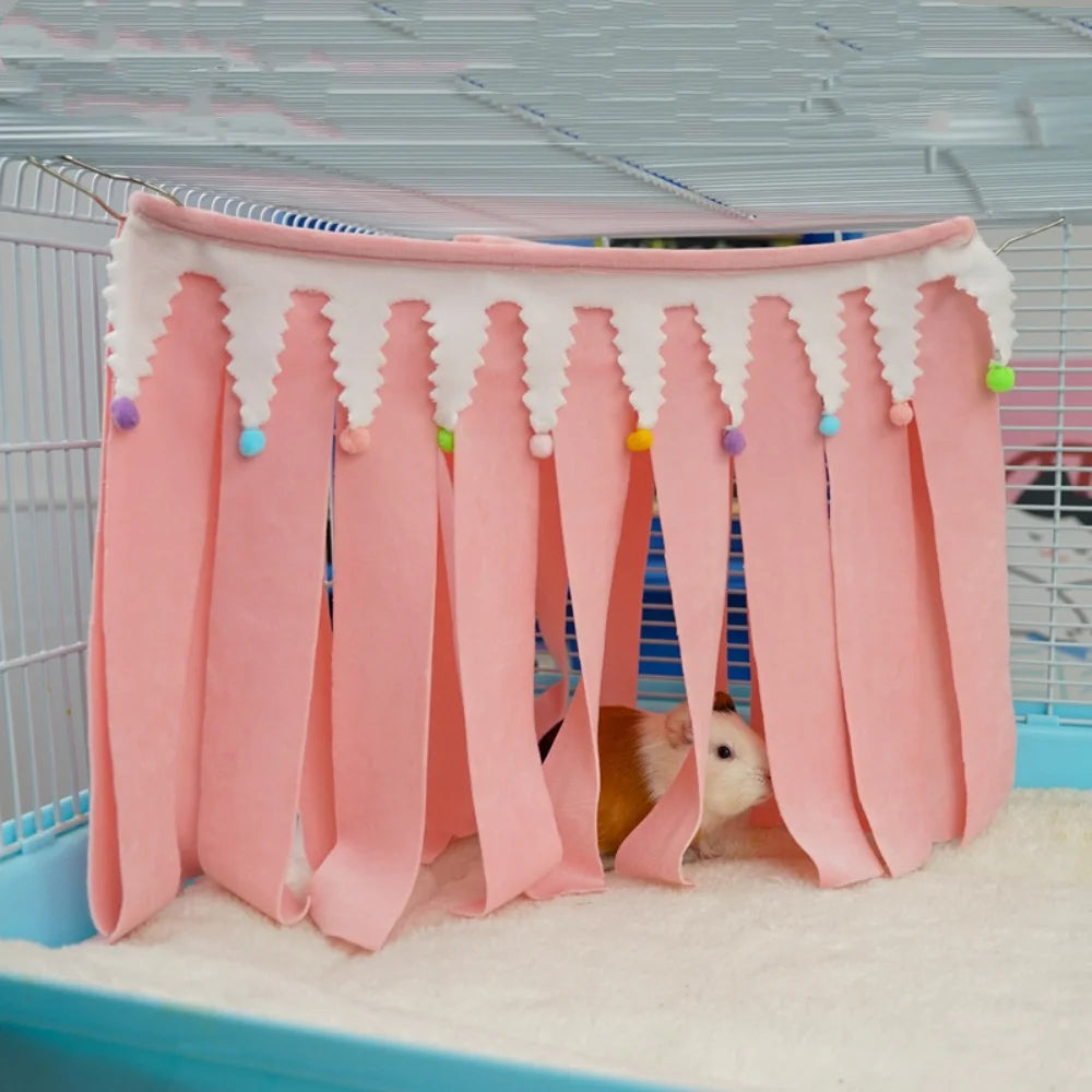 Washable Guinea Pig Guinea Pig Corner Hideout Corner Hide Peekaboo Toys for Burrowly cozy hides and small pet care.