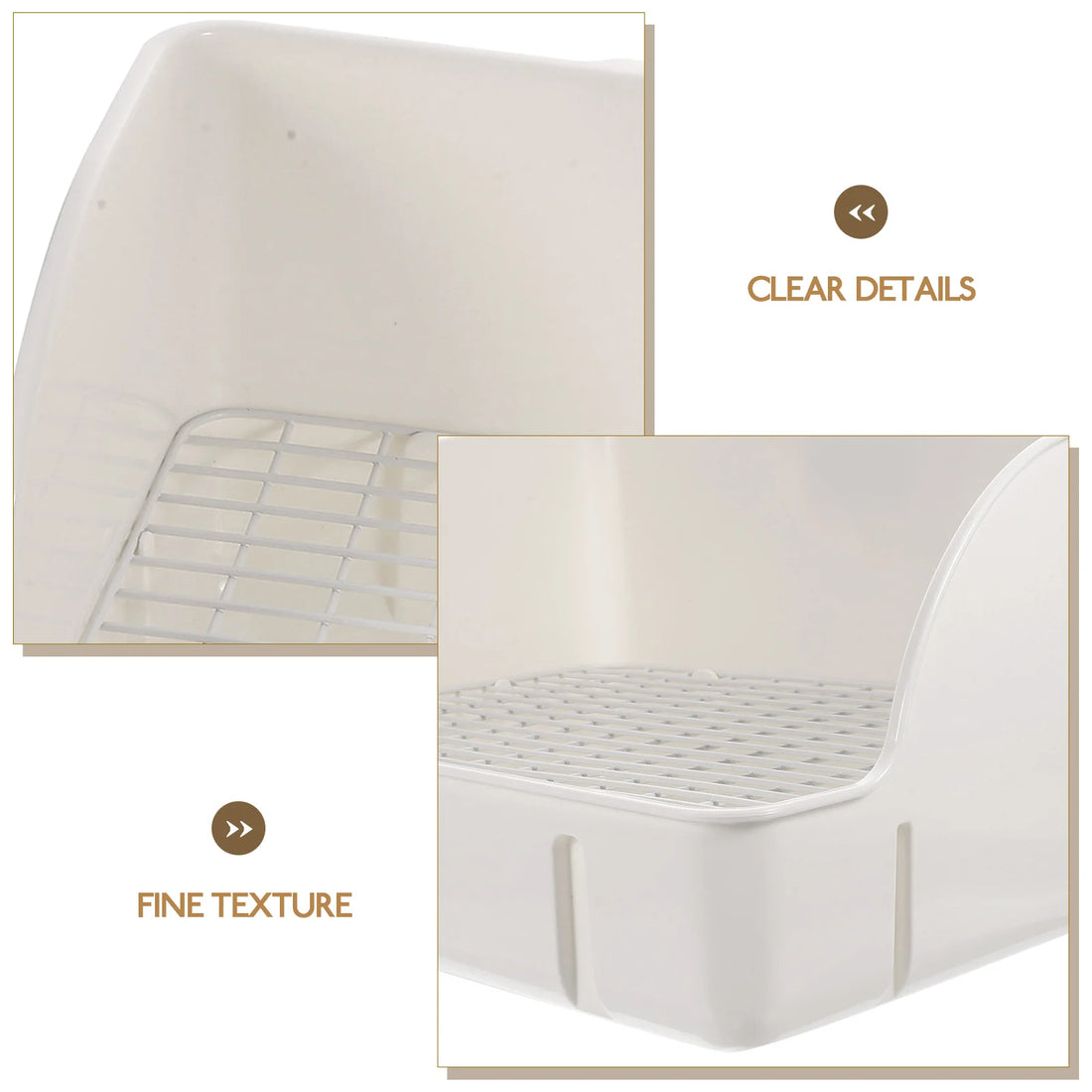 Large Size Rabbit Litter Box Cage Toilet for Bunny Hamster Trainer Potty
