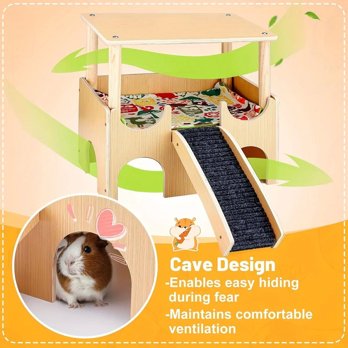1 Piece of Accessory with Random Color and Style Excluding Blanket Wooden