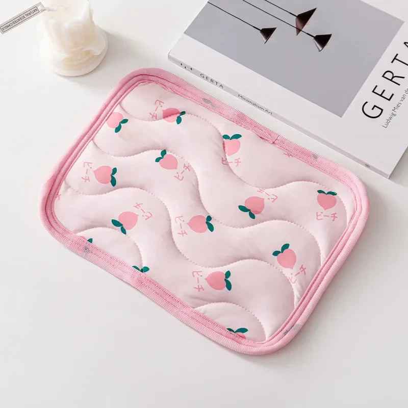 Small Pet Cooling Mat for hamsters, guinea pigs, rabbits, and chinchillas from Burrowly small pet supplies.