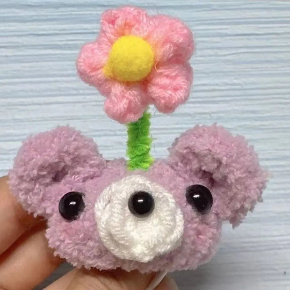 Photo Props Plush Hamster Cap Cute Mini Cotton Doll Hat DIY Lovely Doll Hat Winter