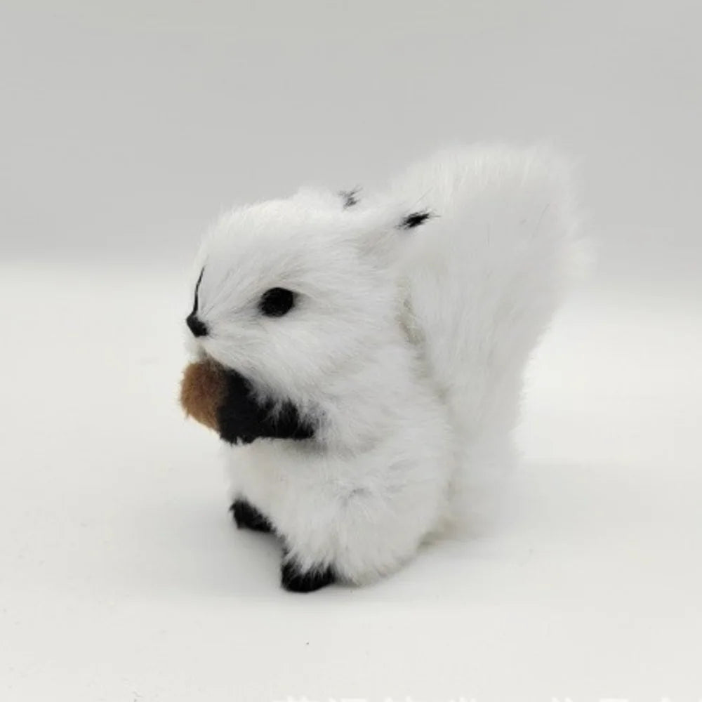Creative Big Tail Squirrel PP Cotton Soft Squirrel Cartoon White Belly Squirrel Stuffed Plushie Gifts