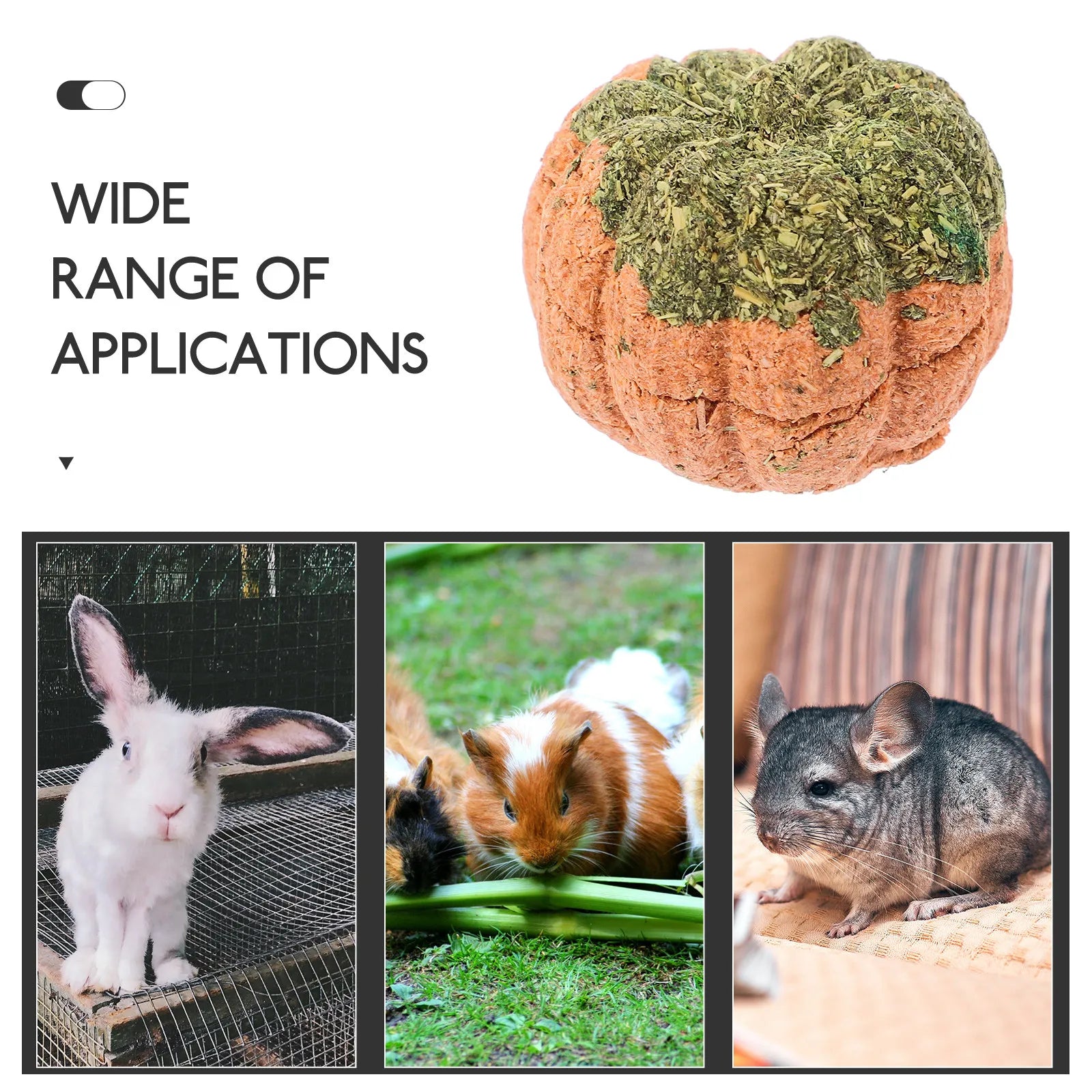 Rabbit Chew Snacks Small Animal Teeth Health Molar Snack Cage Accessories Hamster Guinea Pig Chinchilla Gerbil Entertainment