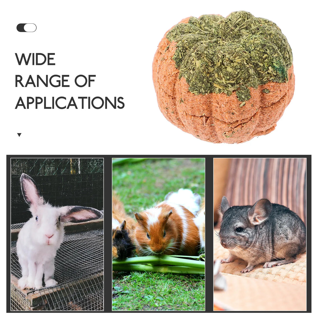 Rabbit Chew Snacks Small Animal Teeth Health Molar Snack Cage Accessories Hamster Guinea Pig Chinchilla Gerbil Entertainment