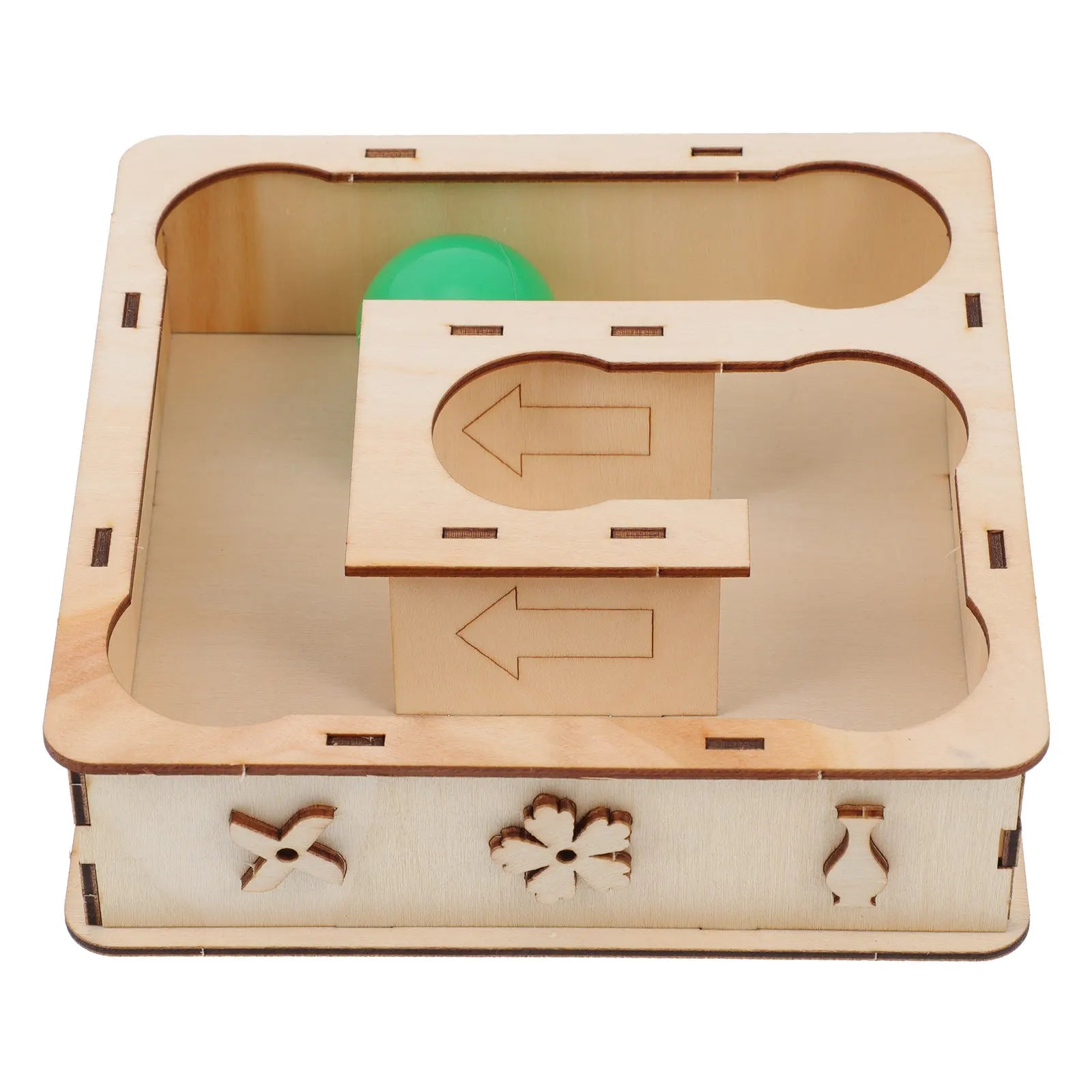 Hamster Maze Wooden Labyrinth Safe Bite Resistant Exercising Natural Small Pet Habitat Hedgehog Gerbil Mice Labyrinth Play