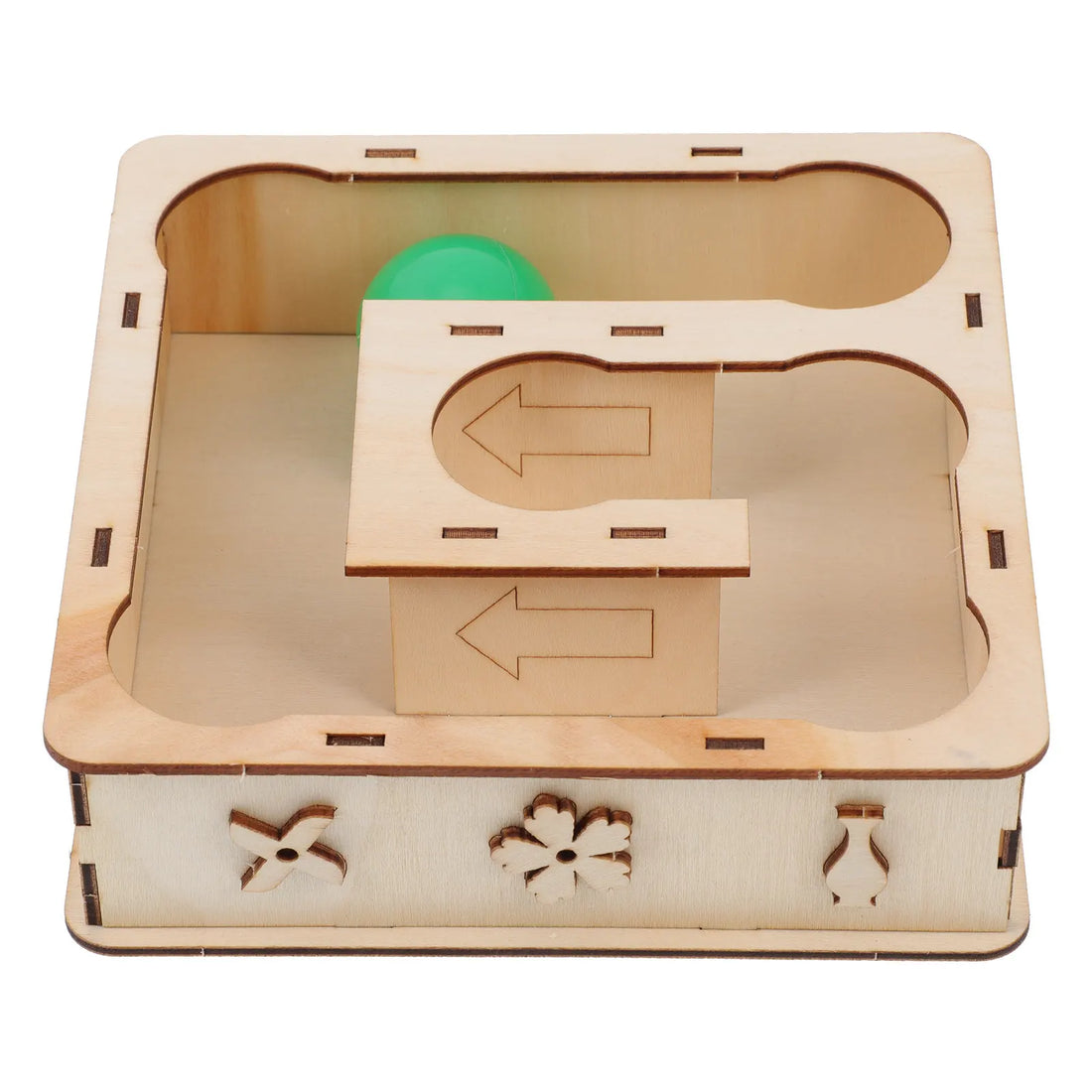 Hamster Maze Wooden Labyrinth Safe Bite Resistant Exercising Natural Small Pet Habitat Hedgehog Gerbil Mice Labyrinth Play