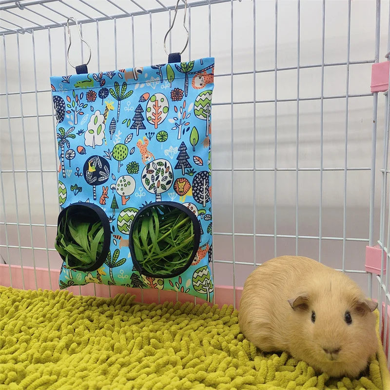 Hay Dispenser Bag for Guinea Pigs and Rabbits