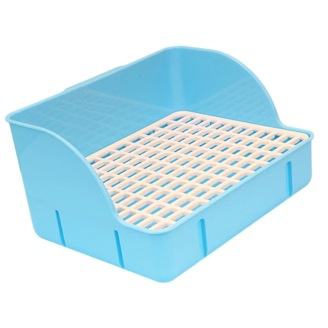 Rabbit Litter Box Small Animals Litter Tray Corner Toilet Box for Ferrets