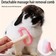 Rabbit Massage and Hair Removal Comb product image for Burrowly small pet care.