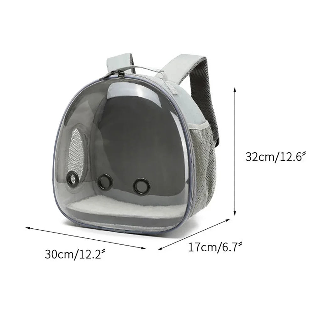 Breathable Travel Carrier Backpack for Small Pets for guinea pigs, rabbits, hamsters, and chinchillas from Burrowly small pet supplies.