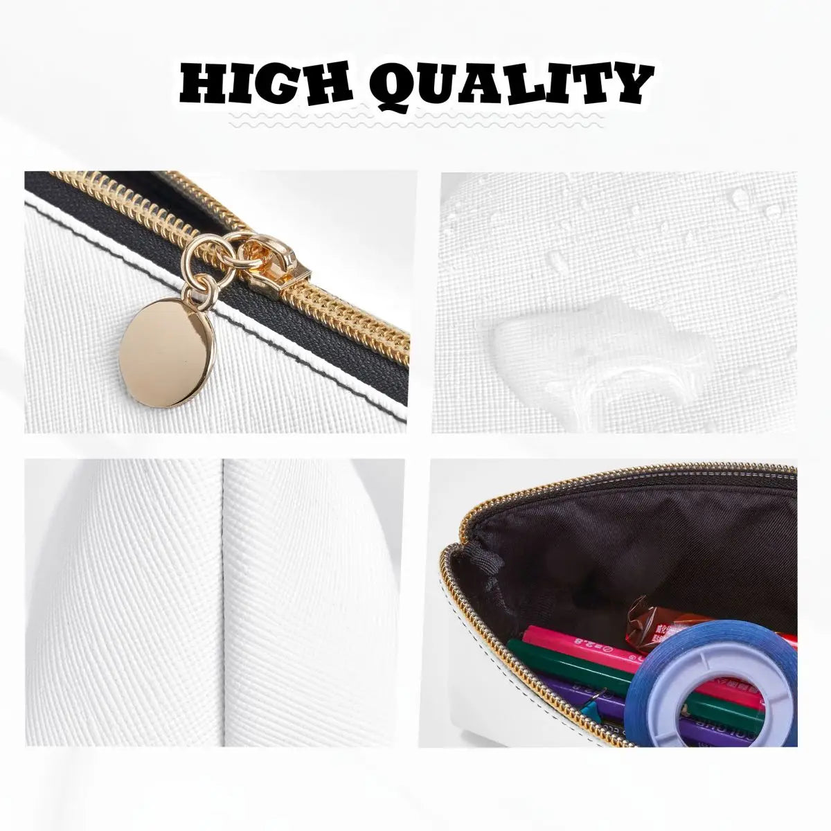 Cute Hamster Drawing Pencil Case for Boys Girls School Large Storage Pen Box Pencil Bag Stationery Supplies Pen Holder Bag