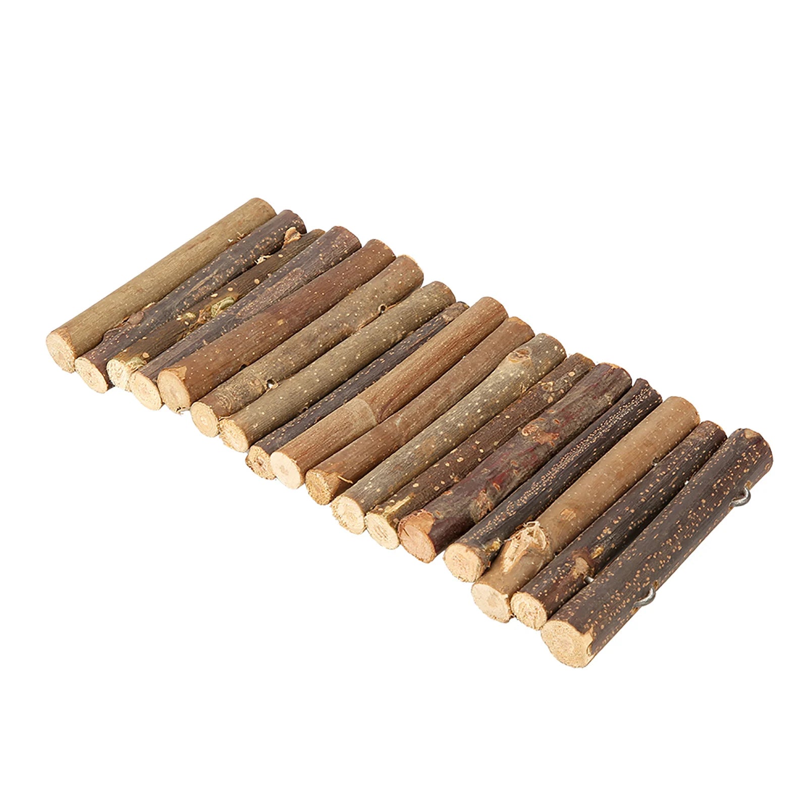 Hamster Wooden Bridge Toy Bendable Bridge Ladder Hideout for Reptile Mice
