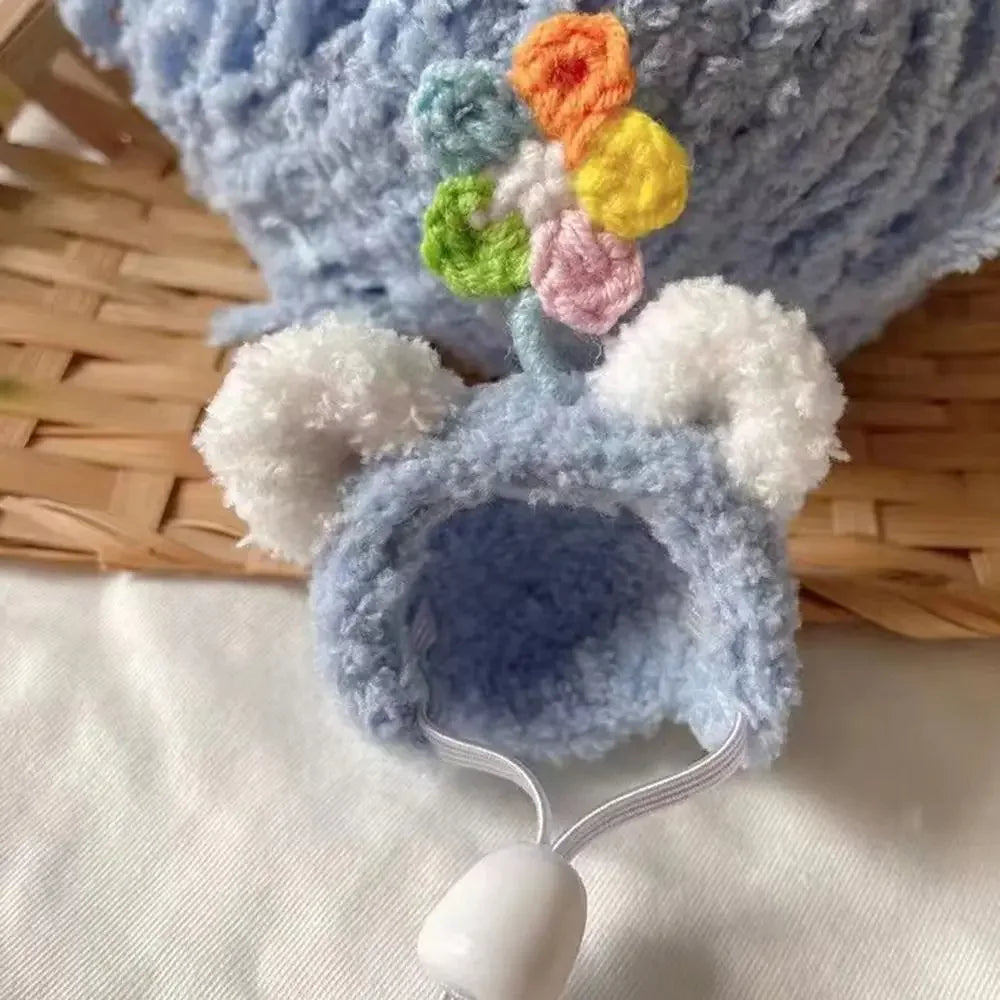 Photo Props Plush Hamster Cap Cute Mini Cotton Doll Hat DIY Lovely Doll Hat Winter