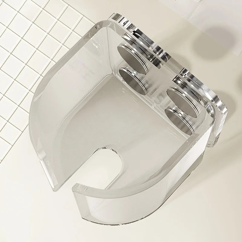 Hamster Small Animal Water Bottle Rack Acrylic Feeder Bracket Clear Bowls