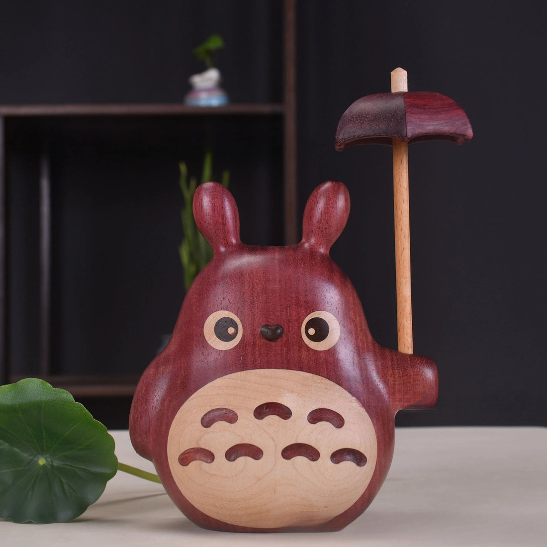 Hand Handle Windmill Chinchilla Cute Cartoon Car Ornament Toy Wooden