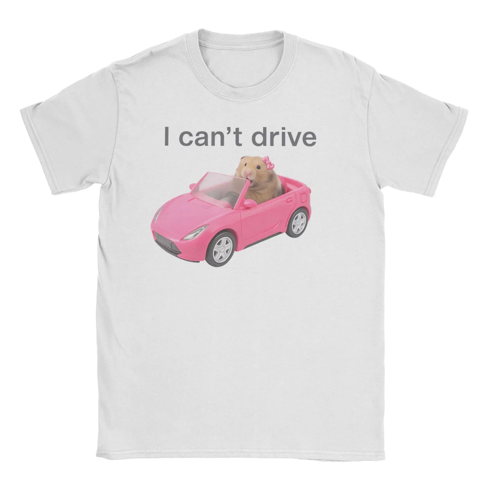 Hamster Meme Calling for Men Women T Shirts  Hipster Tee Shirt Short Sleeve Round Collar T-Shirt Cotton Birthday Present Tops