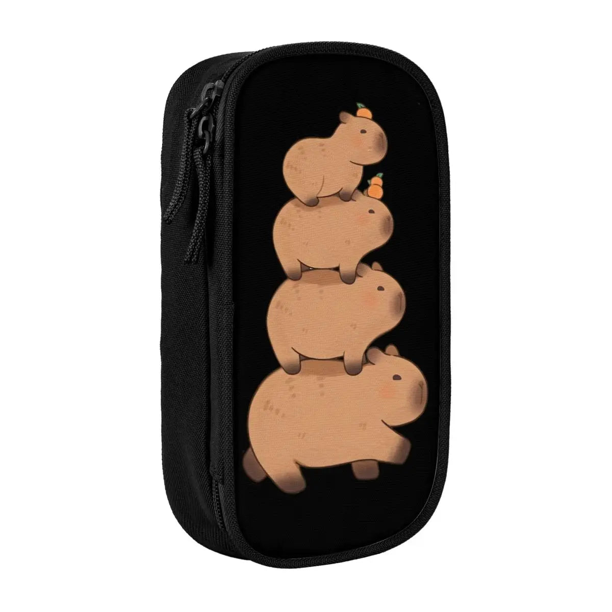 Custom Kawaii Cute Giant Cavy Capybara Pencil Case for Boys Gilrs Big Capacity Pencil Bag School Accessories