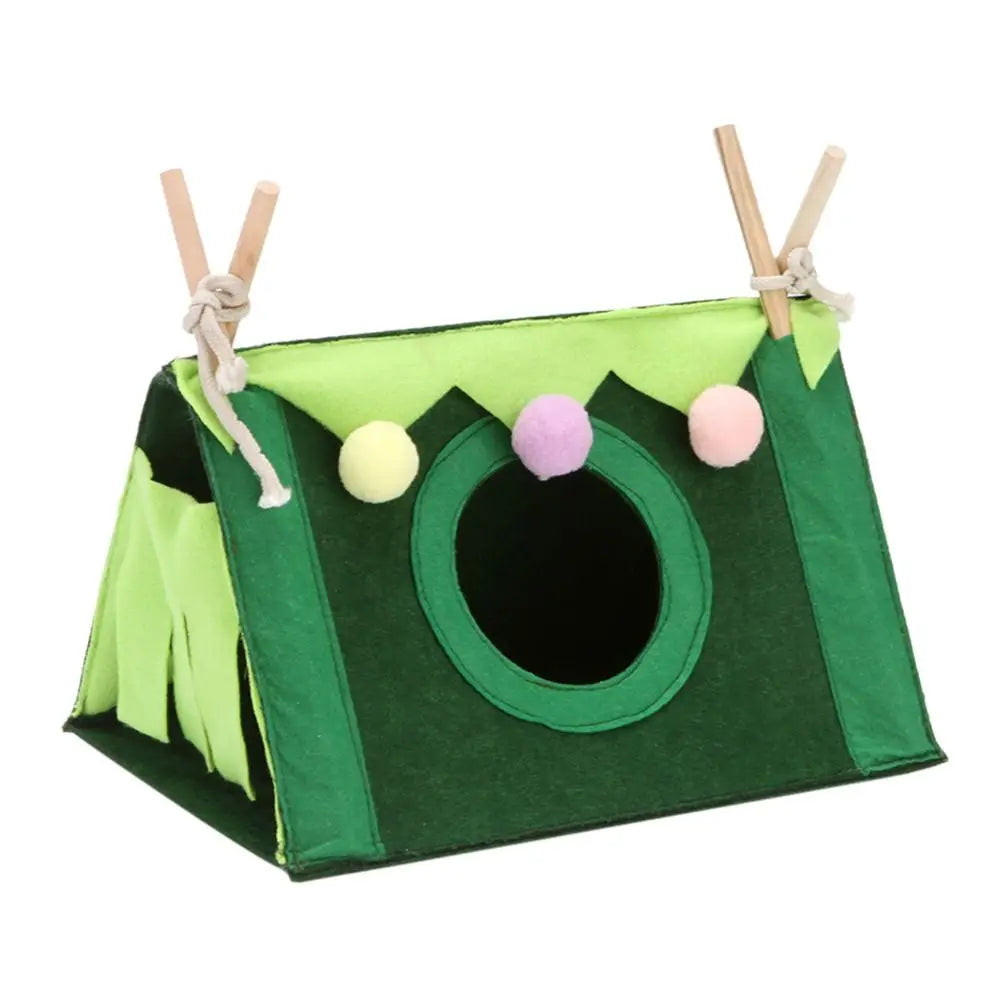 Felt Tent Hideout Cage Guinea Pig Hamster Cage Hamster House Rabbit Nest