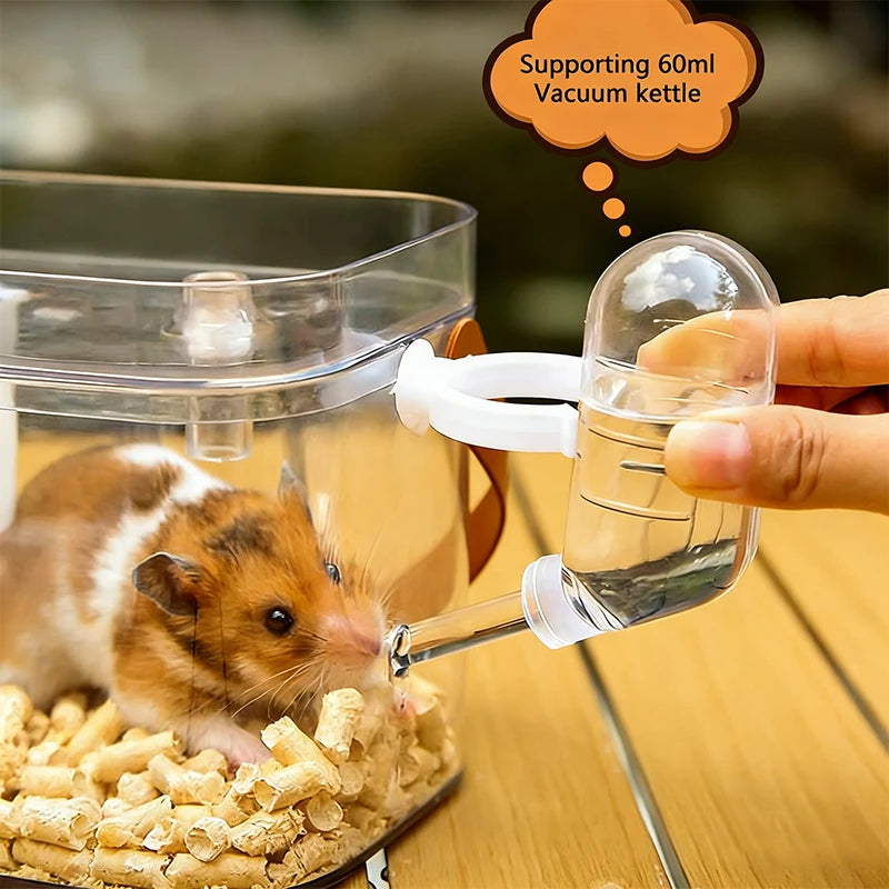 New Hamster Outdoor Carrier Cage PortableHamster Cage Transparent Large Hamster BiroCage Pet Supplies Outdoor Bird Accessories