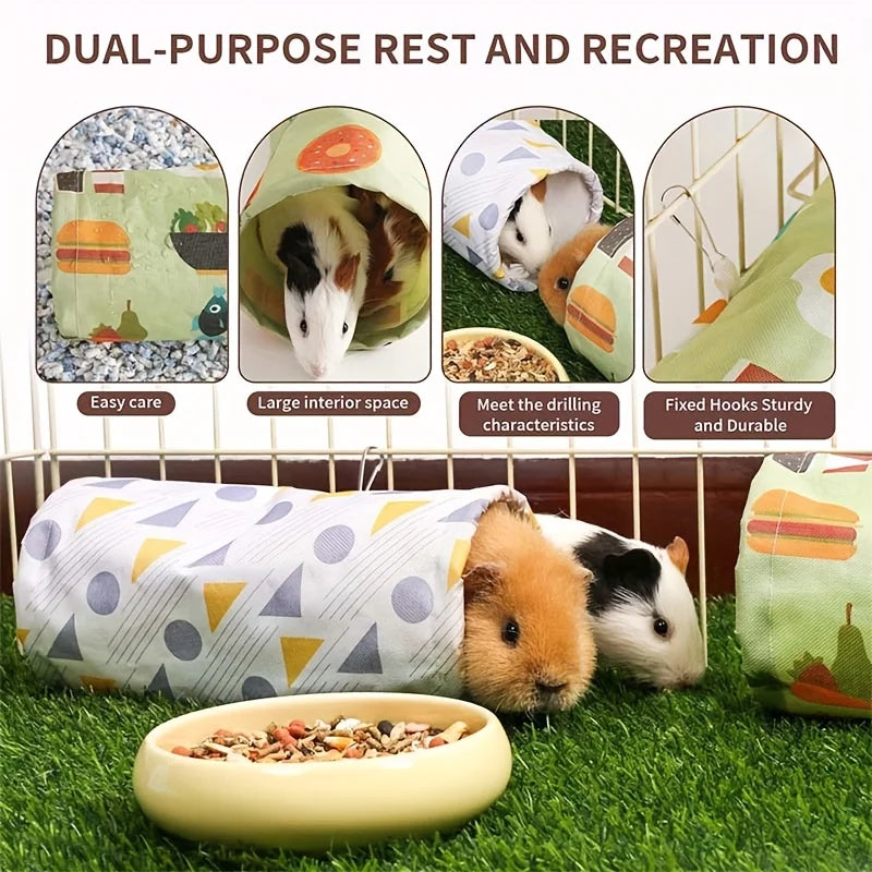 Corner Tunnel Hideout for Guinea Pigs Cozy Hides