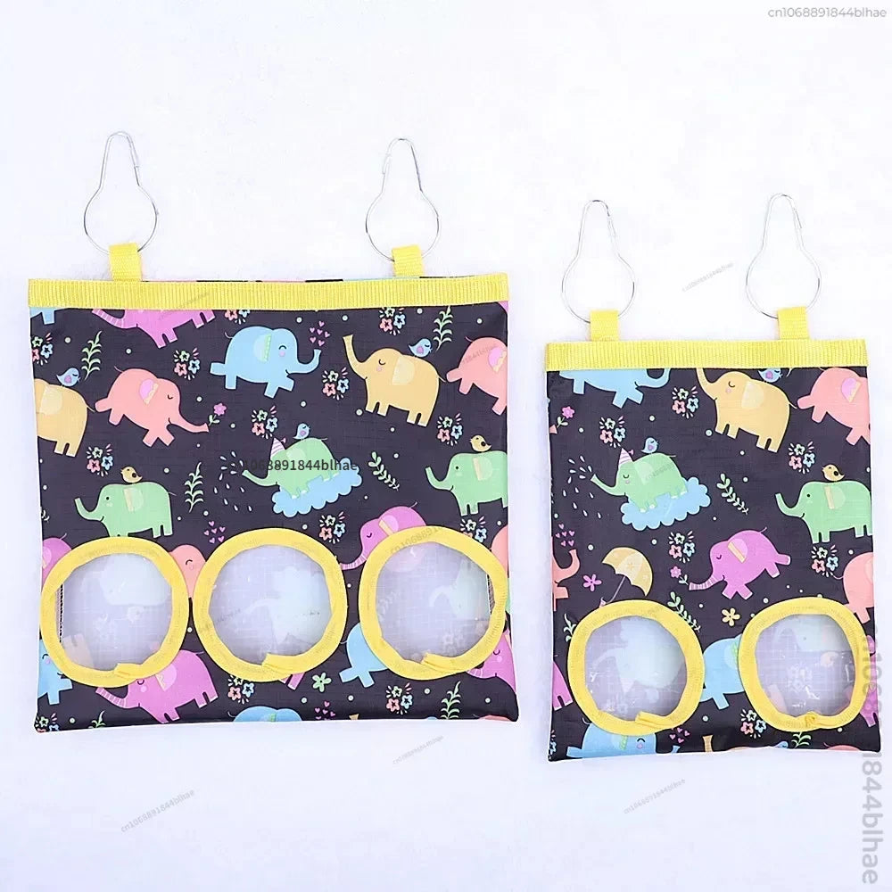 Hanging hay feeder bag for guinea pigs and rabbits from Burrowly.