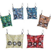 Hanging Rabbit Hay Feeder Dispenser Pouch for Small Animals Pet Rabbit for Burrowly bowls & bottles and small pet care.