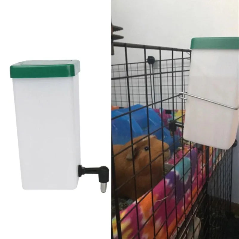 Leak proof water bottle for hamster, rabbit, and guinea pig hydration from Burrowly.