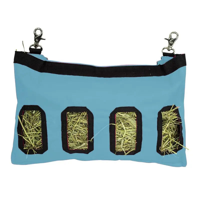Hay Bag Hanging Pouch Feeder Holder Feeding Dispenser Container for Rabbit