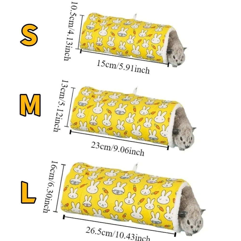 Pet Sleeping Bed Super Soft Hamster Tunnel Thickened Warm Hamster Hammock