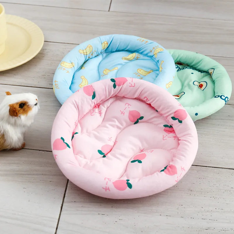 Soft small animal bed cushion for hamster, guinea pig, and rabbit comfort from Burrowly.