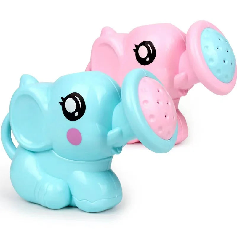 Bath Toy Plastic Kettle Bath Shower Tool Baby Bathroom Toy Elephant
