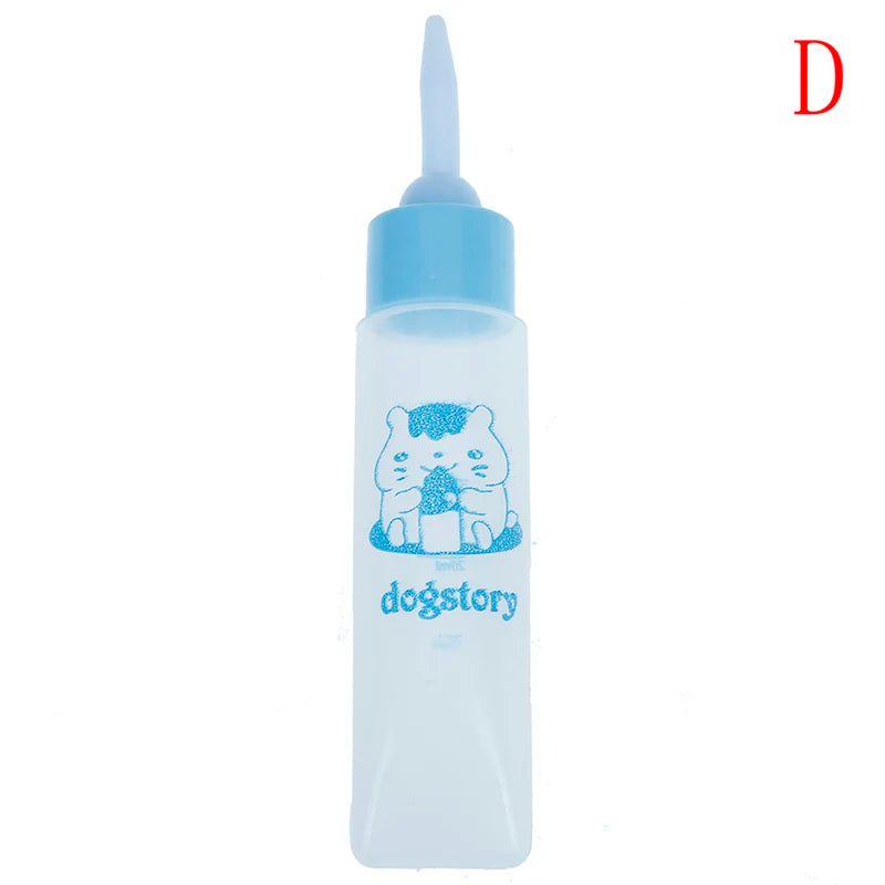 1pcs Pet Milk Bottle 30ml Silicone Nipple Waterer Feeder Newborn Rabbit Hamster Cat Dog Puppy Supplies Nursing Feeding Syringe