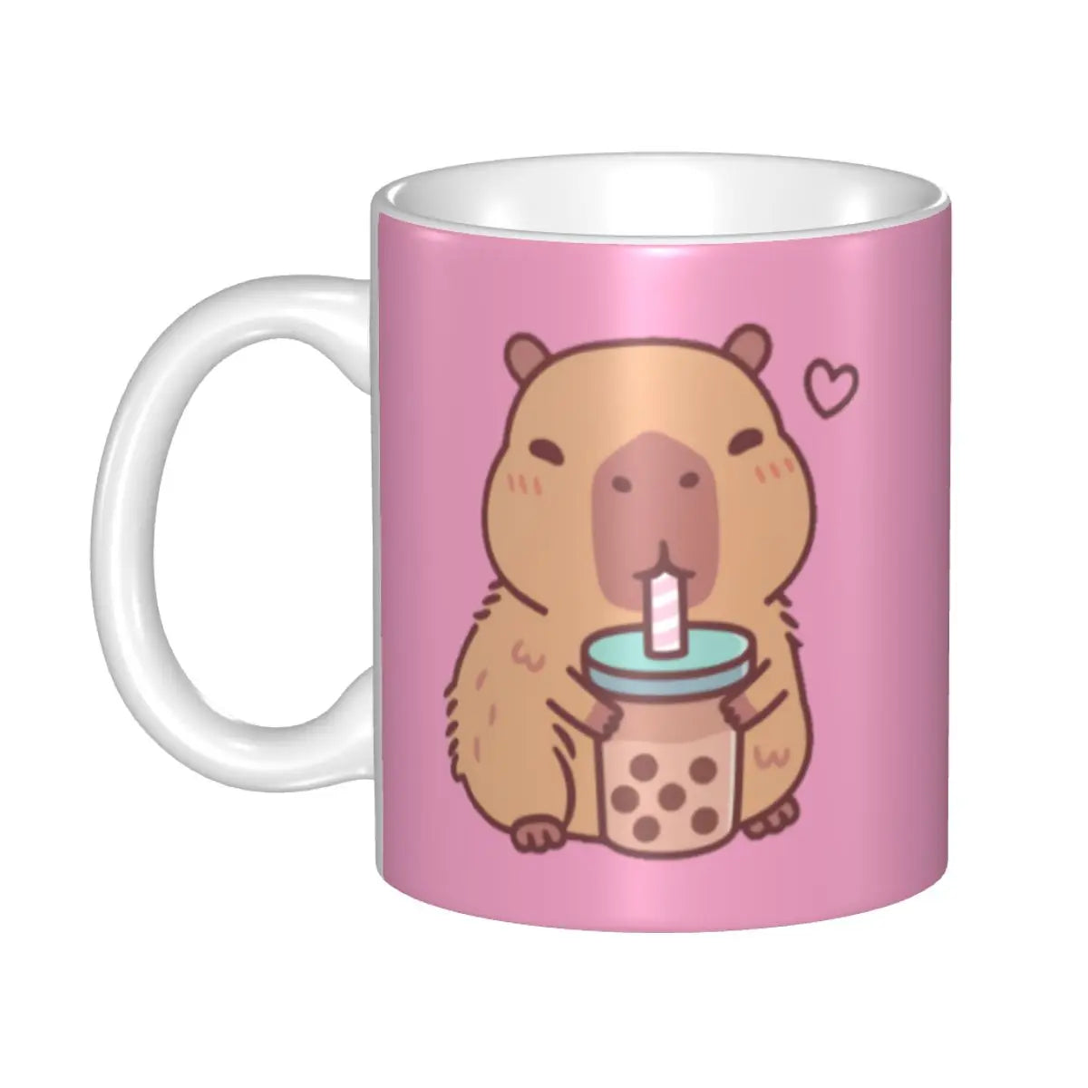 Custom DIY Capybara Giant Cavy Rodent Gamer Gaming Ceramic Mugs Customized Coffee Cup Creative Present