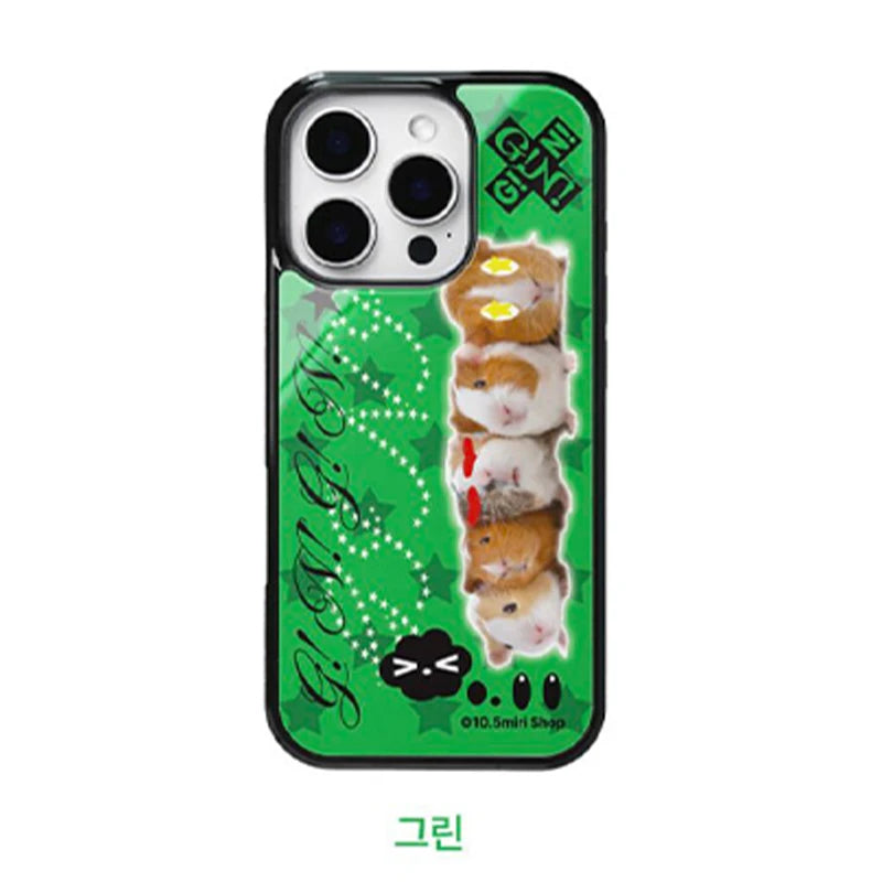 Korean Ins Hottie Cute Guinea Pig Phone Case For iPhone 17 Air 16 Pro Max 15 14 Plus 13 12 11 Pro Shockproof Silicone Back Cover