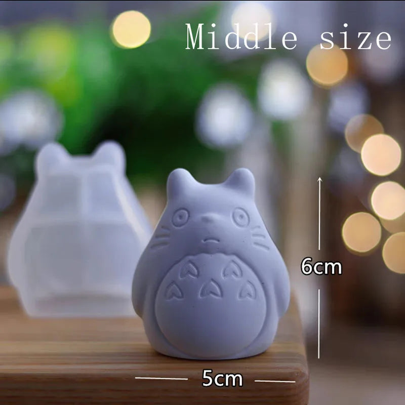 Silicone Mold Cartoon Chinchilla Epoxy Concrete Plaster Mould Home Decoration Aromatherapy Handmade Gifts