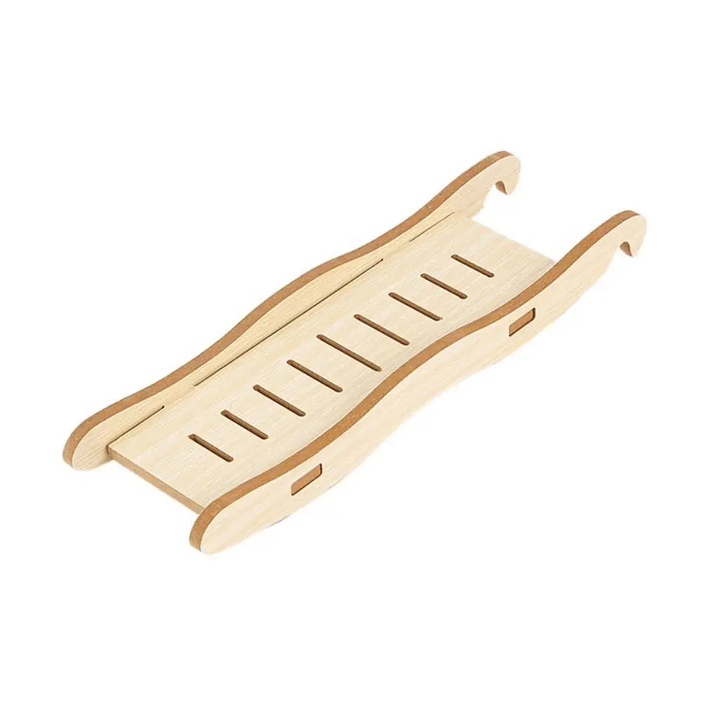 Decorative Wooden Hamster Ladder Wave Shape Animals Cage Ladder Hamster
