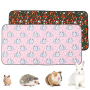 Reusable Guinea Pig Cage Liner Pad - 2 Pack for guinea pigs, rabbits, hamsters, and hedgehogs from Burrowly small pet supplies.
