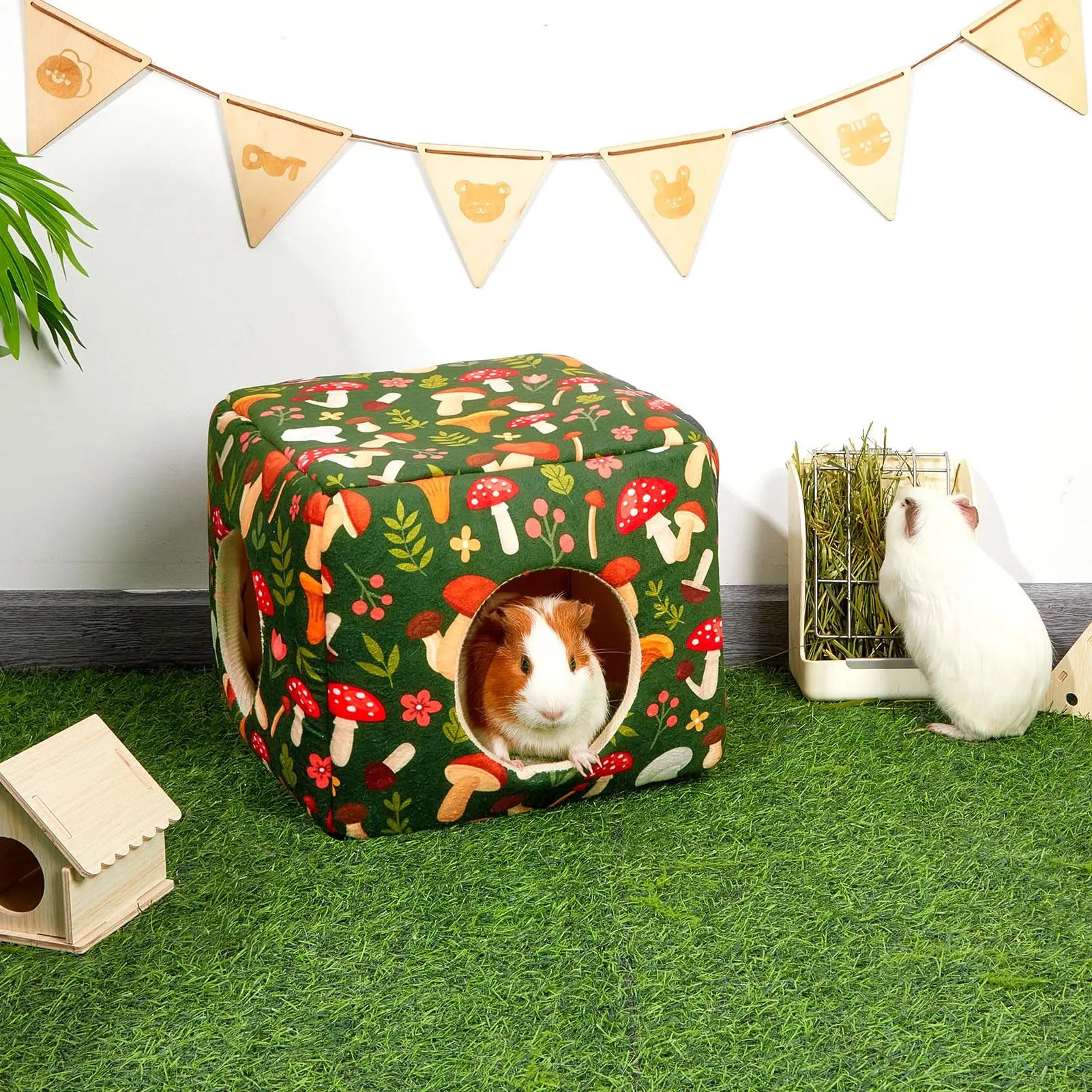 Guinea Pig Hideout Washable Guinea Pigs Hiding House Habitats Cozy Bunny