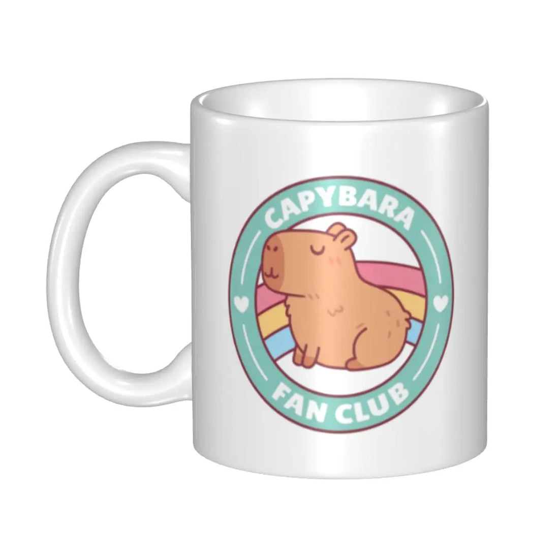 Custom DIY Capybara Giant Cavy Rodent Gamer Gaming Ceramic Mugs Customized Coffee Cup Creative Present