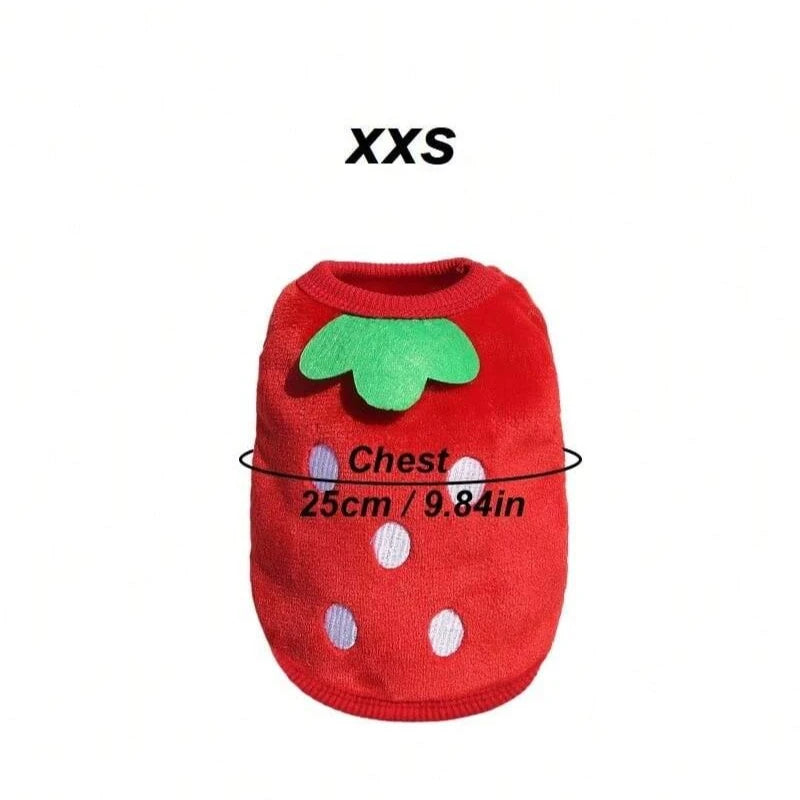 1PC Fruit-shaped Harness Vest Warm Costume Clothes Outfits for Pet Small Animal Guinea Pig Rabbit Bunny Ferret Chinchillas Kitty