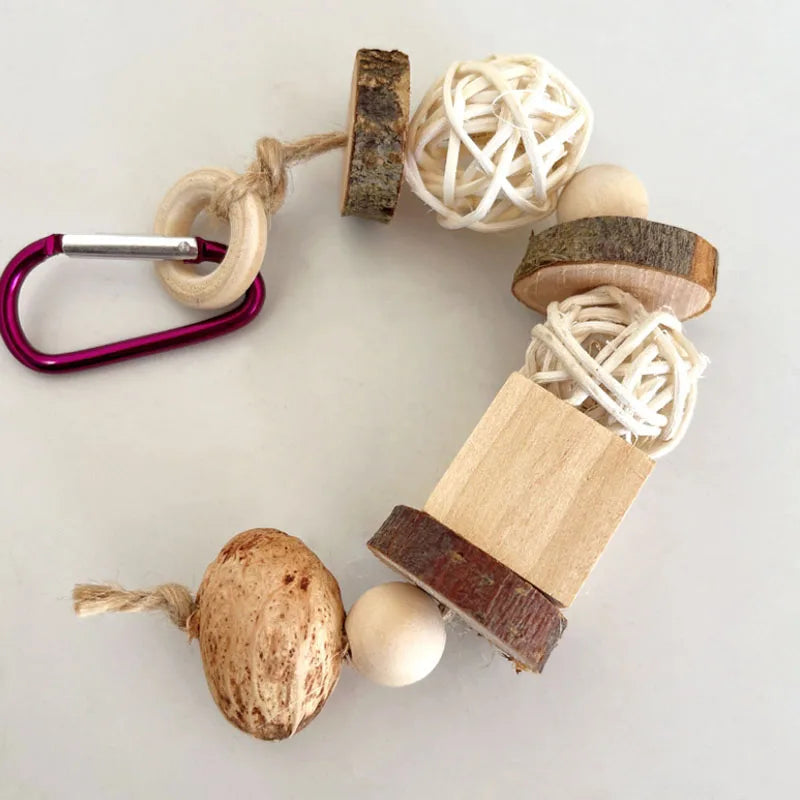 Wooden Foraging Snack Box for Hamsters for hamsters, gerbils, and mice from Burrowly small pet supplies.