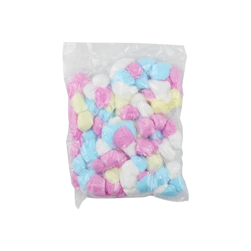 100pcs Colorful Winter Warm Cotton Ball Cage House Bed Supply For Hamster Rat Mouse Small Animals Hedgehog Guinea Pig Supplies