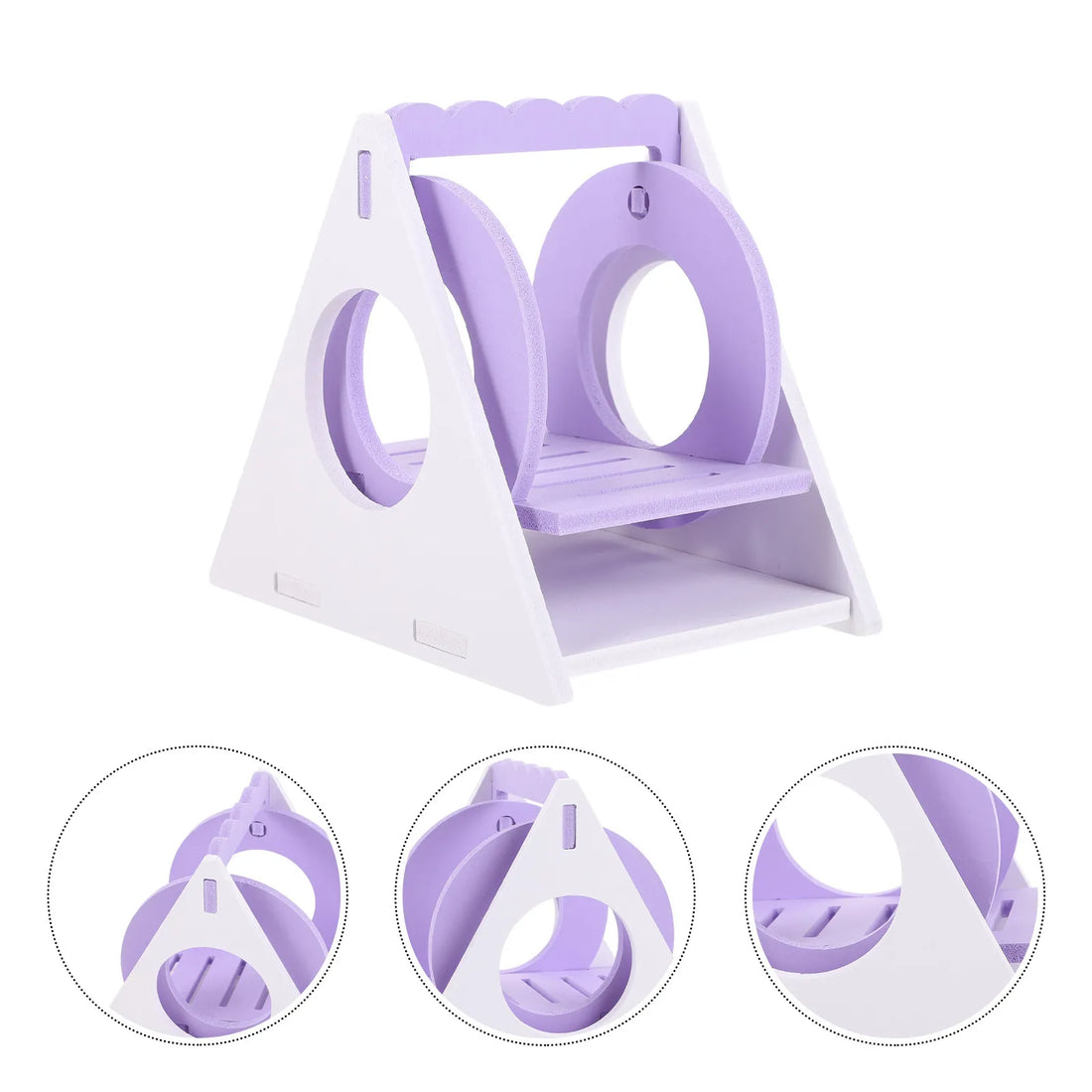 PVC Hamster Cage Swing Autumn Exercise Rest Small Pet Plastic Hamster Gerbil Squirrel Accessories Pet Accessories